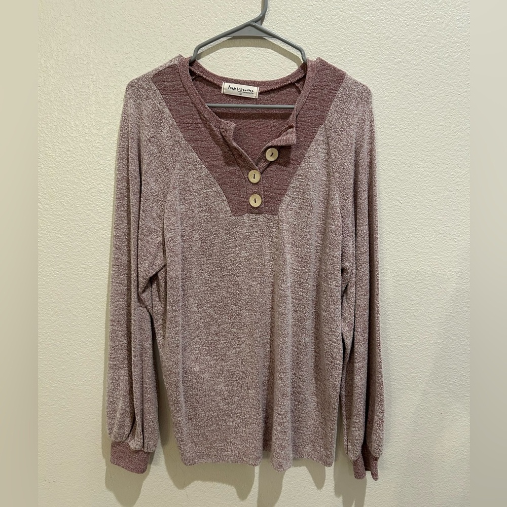 Impressions long sleeve top